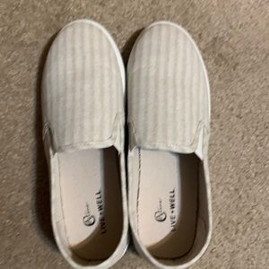 Cream colored slip ons from Cato size 9. Wore 2 times.